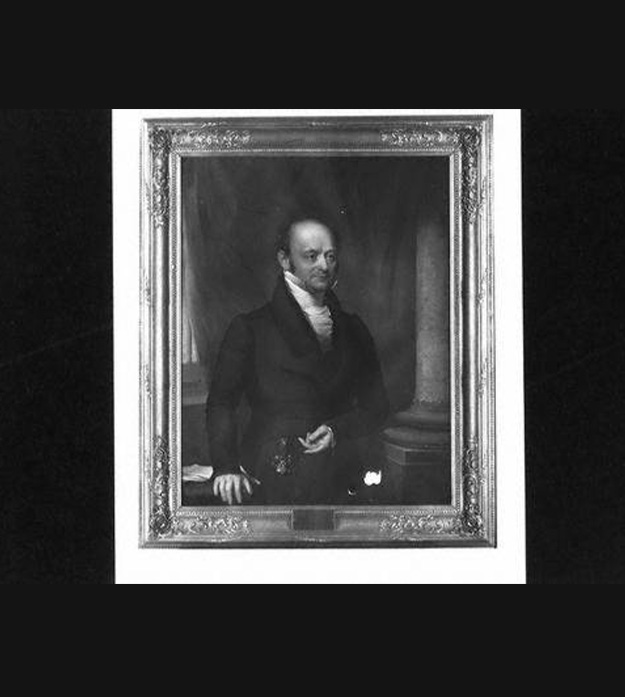 Portrait of Dr. John Eberle circa 1838.