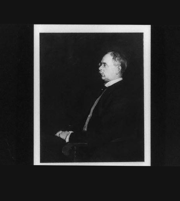 Portrait of Edward P. David, MD, who recorded the first radiographic diagnostic image of a fetus.