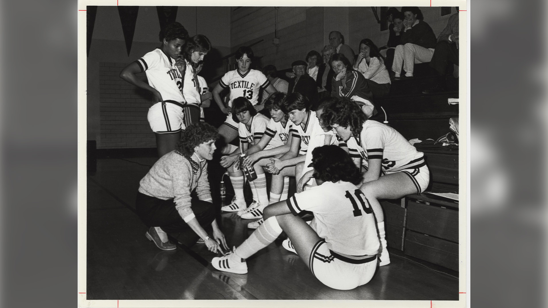 Women's "Textile" basketball team, circa 1980s.