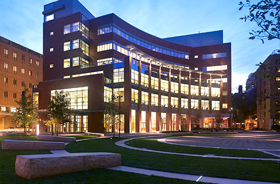 The Dorrance H. Hamilton Building, located at the heart of Jefferson’s academic precinct.