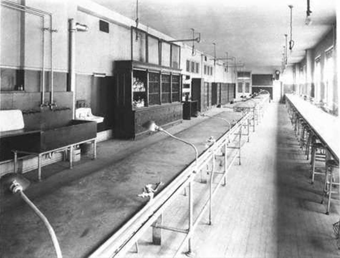 1920s photo of the Daniel Baugh Institute of Anatomy, Jefferson Medical College.